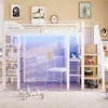 Flieks Etagenbett 90x200cm mit Schreibtisch und Produktbild-Vorschau 2