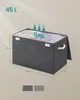 SONGMICS úložné boxy se víkem, skládací, sada 3 kusů, 50 x Náhled obrázku produktu 3