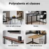 Wiltec Lot de 4x Pied de table V1 - 60 x 60 x 870 mm / Ø 60 Voir les images du produit 7