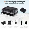 Střešní box COSTWAY, vodotěsný střešní kufr o objemu 450 l, Náhled obrázku produktu 3