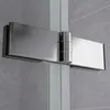 B:100xT:100x197cm 180°Falttür Nano+ESG Glas Eckeinstieg Produktbild-Vorschau 5