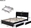 Flieks Polsterbett 140x200cm Doppelbett mit Lattenrost und Produktbild-Vorschau 4