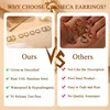 A comparison image showing 'Ours' vs 'Others' for earrings, highlighting product features and quality. Anteprima dell’immagine prodotto