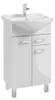 Domodomo meuble de salle de bain avec lavabo, 80 x 50 x 30 Voir les images du produit 2