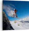 Bild auf Leinwand - Leinwandbild - Snowboard Winter Berg Produktbild-Vorschau 1