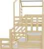 MODFU Etagenbett Kinderbett 90x200cm&140x200cm mit Fenster, Produktbild-Vorschau 8