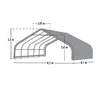ShelterLogic Folien Weidezelt Zeltgarage Run-In-Shed Grün Produktbild-Vorschau 7