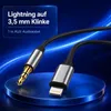 Lightning auf 3,5 mm Klinkenkabel 1m – AUX Audiokabel für Produktbild-Vorschau 2