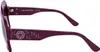 Karl Lagerfeld KL6104SR  PLUM 53/20/140 Damen Sonnenbrillen Produktbild-Vorschau 7