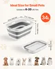 Baignoire pliable pour chien VEVOR 34 L, baignoire portable Voir les images du produit 2