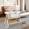 Babybett 6-stufig verstellbares Beistellbett mit Rollen &  Produktbild-Vorschau 8