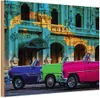 vianmo Holzschild 20x30 cm Cuba Karte 3 Autos Auto Garage Produktbild-Vorschau 1