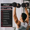 Physionics® Kurzhantel Set 30 kg (2 x 15 kg) - inkl. 16 Produktbild-Vorschau 5