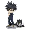 A figurine of Megumi Fushiguro from Jujutsu Kaisen, with a wolf companion, displayed on a white background. Produktbild-Vorschau