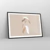 Gerahmtes Poster - Schwarzer Rahmen - Minimalismus Frau Produktbild-Vorschau 8