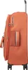 Side view of an orange suitcase. Produktbild-Vorschau