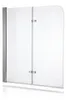 139x119 CM Badewannen Duschabtrennung aus Glas Produktbild-Vorschau 1