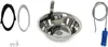 Evier inox Camping Lavage Intégré+ Ecoulement 28 cm Rond + Voir les images du produit 1