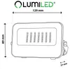 LUMILED LED reflektor vonkajší 20 W 2000 lm CCT 3000 K 4000 Náhľad obrázku produktu 7