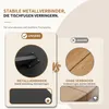 Table de salle à manger ronde à pieds en X, de style Voir les images du produit 16