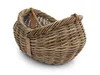 Rattan Pflanzkorb 2er Set – Blumentopf / Übertopf Kubu Grau Produktbild-Vorschau 5
