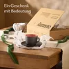 Set di 4 tazze da cappuccino con piattini Cosumy rosso Anteprima dell’immagine prodotto 6