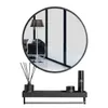 Valora Spiegel mit Ablage 60 cm Schwarz | Schwarzer Produktbild-Vorschau 1