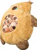 A plush toy of a capybara with multiple smaller capybara plush toys inside its belly, shown against a white background. Anteprima dell’immagine prodotto