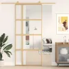 vidaXL Drzwi przesuwne Golden 90x205 cm ESG przezroczyste Podgląd zdjęcia produktu 2