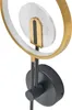 BELIANI LED Wandlampe Gold / Schwarz aus Aluminium Metall Produktbild-Vorschau 9