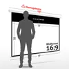 ESMART Professional MIMOTO Motor-Leinwand 160 x 90 cm (72") Produktbild-Vorschau 2