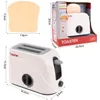 A toy toaster with pop-up toasts and its packaging, along with dimensions shown. Anteprima dell’immagine prodotto