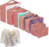 Belle Vous (10er Pack) Rosa Koffer Organizer Set für Reisen Produktbild-Vorschau 1