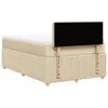 Boxspringbett mit Matratze Creme 120x200 cm Stoff Produktbild-Vorschau 8