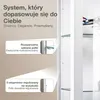 K-Möbel szklana szafka ścienna w kolorze białym (80x60x25 Podgląd zdjęcia produktu 4