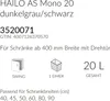 HAILO 3520071 AS Mono 20 dunkelgrau/schwarz Abfallsorter 20 Produktbild-Vorschau 4