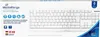 MediaRange Tastatur USB 2.0 kabelgebunden QWERTZ   weiß Voir les images du produit 1