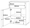 Kommode K1D1S Mattschwarz / Wotan Eiche Produktbild-Vorschau 6