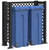 vidaXL Mülltonnengitter Anthrazit 123 x 47 x 114 cm PP Produktbild-Vorschau 3