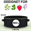 Hochbeet Pflanzsack 190L aus Vliesstoff mit Schilder zum Produktbild-Vorschau 1