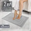 Badematte 800gsm Silber grau 50 X 80 CM (2er Pack) Produktbild-Vorschau 5