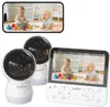 BOIFUN, monitor do obserwacji niemowląt z podwójnym ekranem Podgląd zdjęcia produktu 1