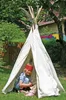 Eduplay Tipi Zelt weiß - Spielzelt für Kinder - Baumwolle - Produktbild-Vorschau 1