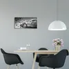 Wanduhr aus Glas – 60x30 cm - Glasbild - Glasuhr - Produktbild-Vorschau 3
