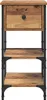 vidaXL Nachttisch mit Schubladen Braun 33,5 x 36 x 70 cm Produktbild-Vorschau 5