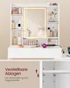 VASAGLE : Table de maquillage avec éclairage, table de Voir les images du produit 7