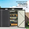 Outsunny Gerätehaus aus Stahl, 2,7 m² Geräteschuppen mit Produktbild-Vorschau 6