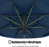 COSTWAY 300cm Sonnenschirm mit LED-Solar-Beleuchtung & Produktbild-Vorschau 8