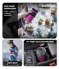 Collage of images showing a pink Contigo travel mug in different settings, including a festive scene with gifts, a woman in ski gear, and in a car cup holder. Anteprima dell’immagine prodotto