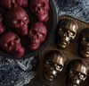 Forma na sušenky ve tvaru lebky z hliníku, s 5 výklenky, Náhled obrázku produktu 2
